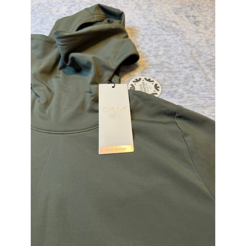 CALIA by Carrie Underwood Womens‎ Cold Weather Balaclava Top Olive Green NWT XS - Picture 5 of 7